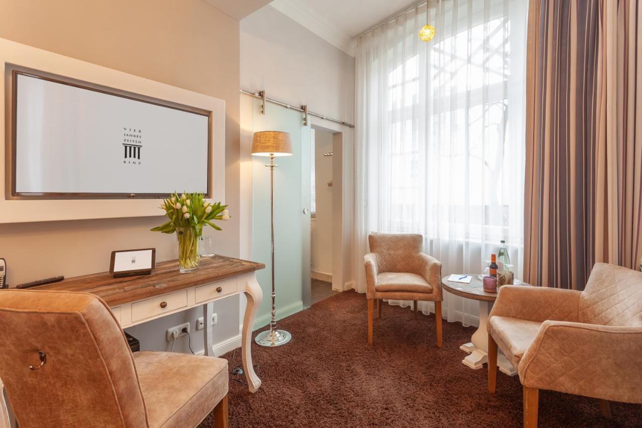 Hotel Vier Jahreszeiten Binz - Adults Only Bagian luar foto